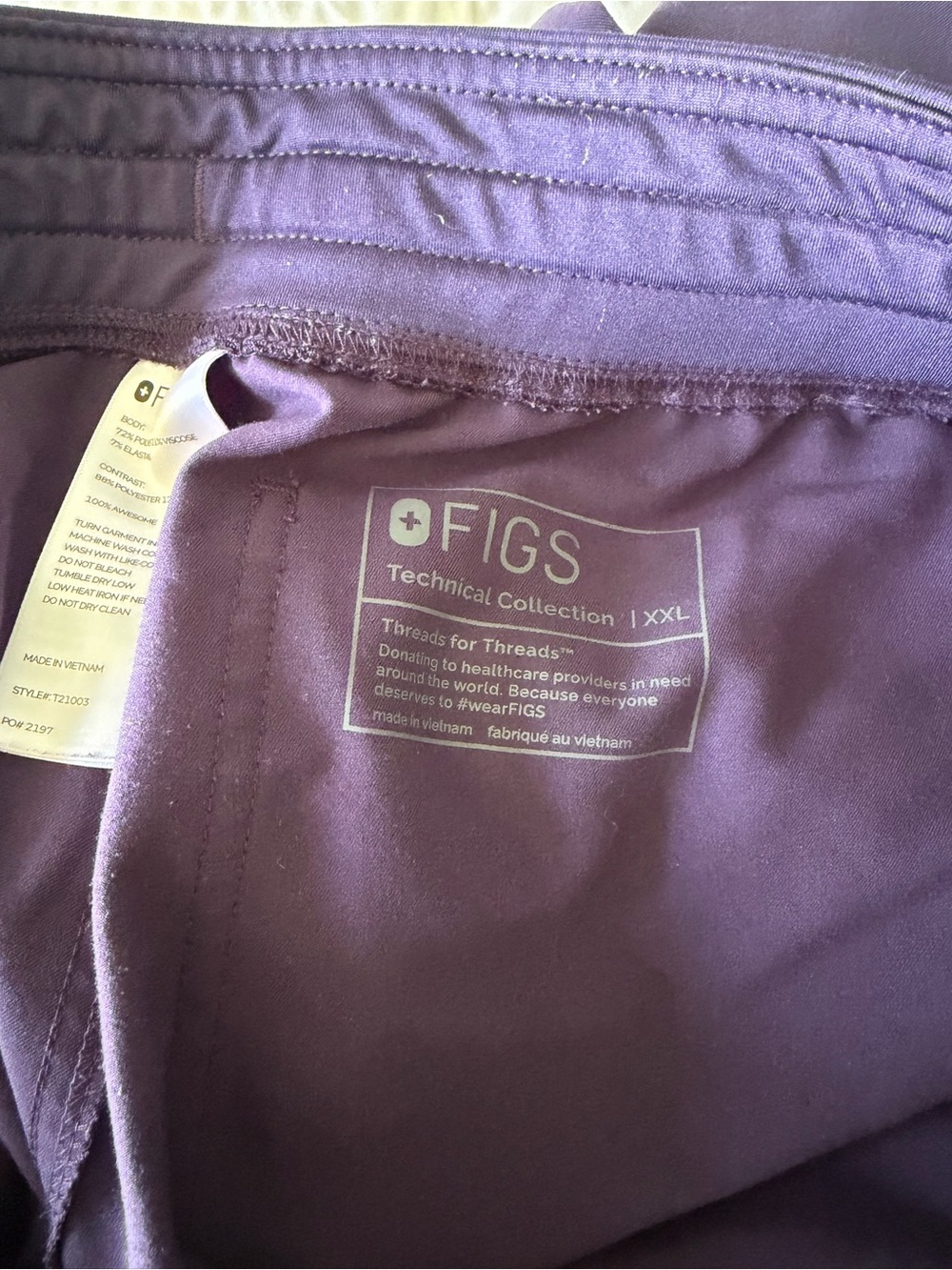 Figs purple Livingston XXL - Picture 2 of 2
